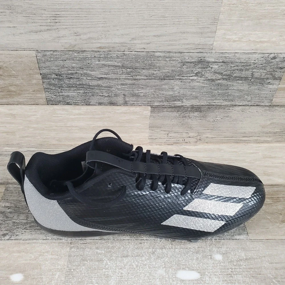 Adidas Adizero Spark Mens‎ Shoes Sz 11 Black Gray Lace-Up Football Cleats